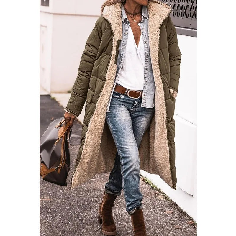 Lena Reversible Hooded Puffer Coat