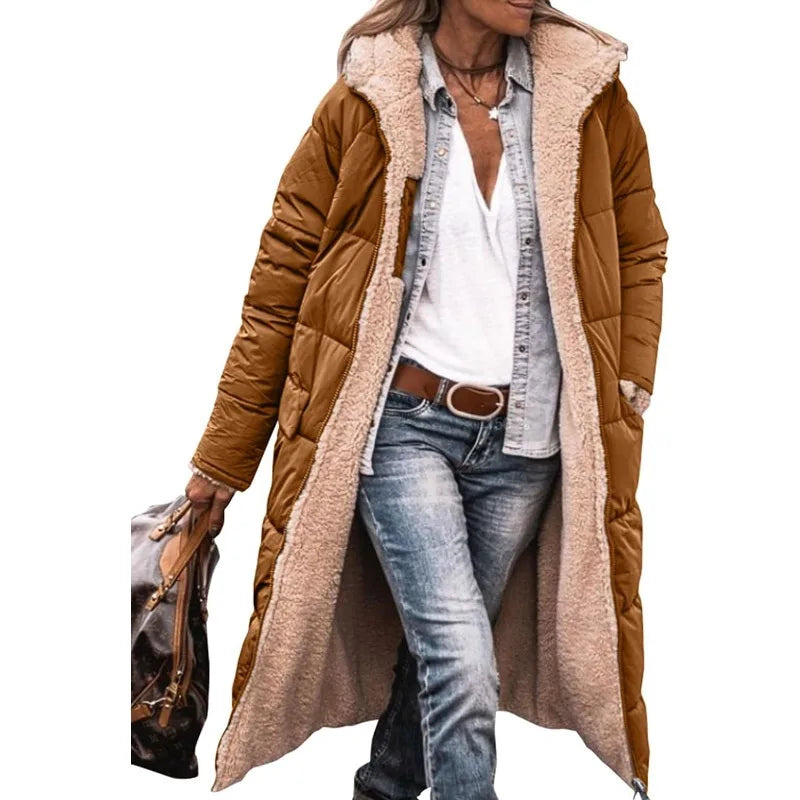 Lena Reversible Hooded Puffer Coat